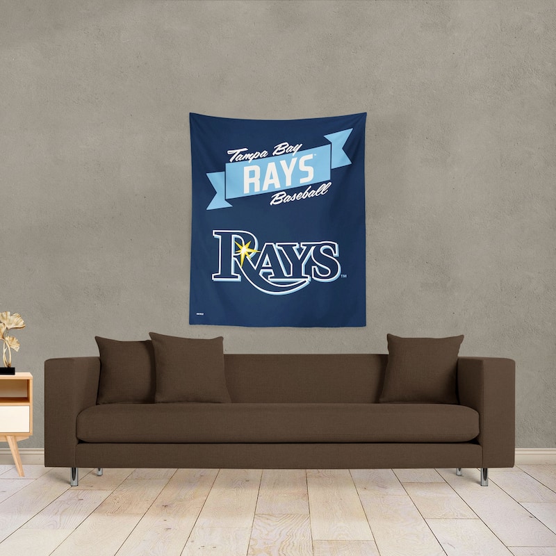 MLB Tampa Bay Rays Premium Printed Wall Hanging - 34"x40"