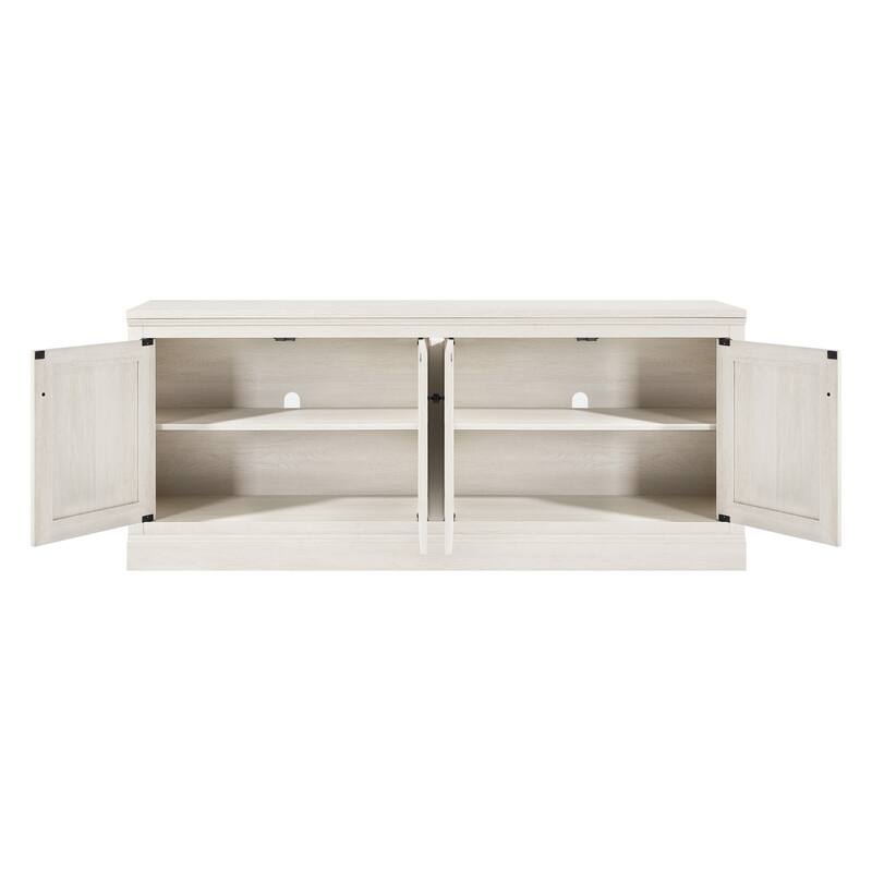 72 Inch Sideboard with Storage Cabinets, Minimalist TV Stand for Living Room, Entryway & Pantry, Dark Walnut