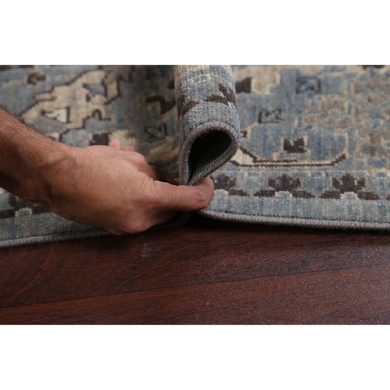 Traditional Geometric Ziegler Turkish Home Decor Area Rug Wool Carpet - 6'7" x 9'10"