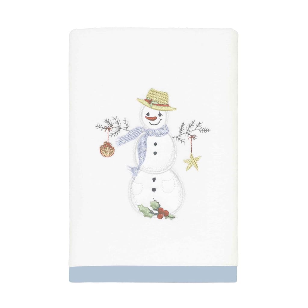 Avanti Linens Coastal Snowman Hand Towel - Hand Towel