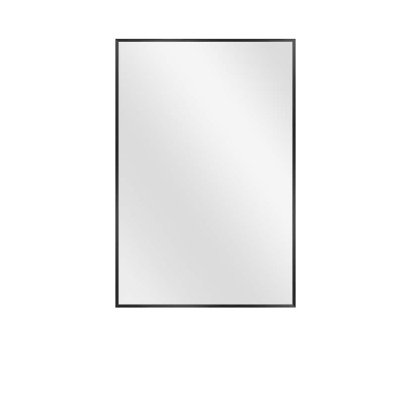 HomeRoots 36" Gold Metal Framed Bathroom Vanity Mirror