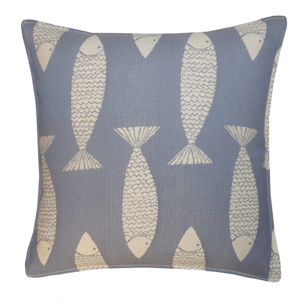 Jiti Outdoor Woven Fish Salmon Patterned Waterproof Decorative Throw Pillows Cushions for Garden Patio Chair Bed Bath Beyond 35763978
