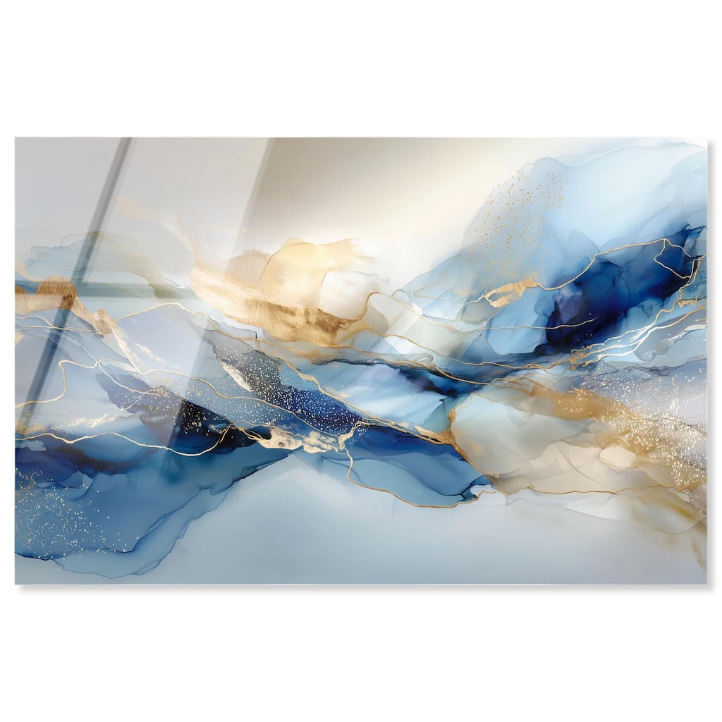 Postmodern Flow I Acrylic by Art Remedy, Ready to Hang