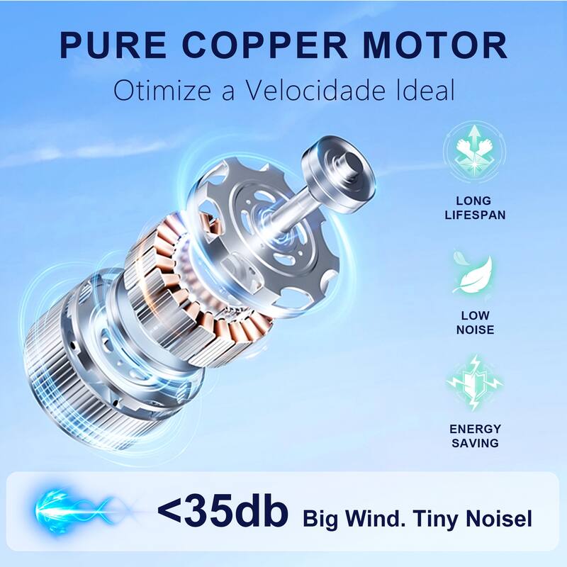 52" Ceiling Fan w/ 3 Color Dimmable Remote Control Reversible DC Motor