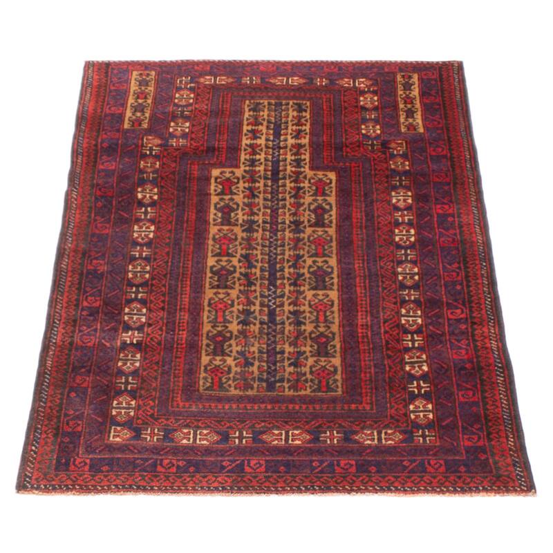 Teimani Brown Rug 2'11" x 4'11" - 2'11 x 4'11