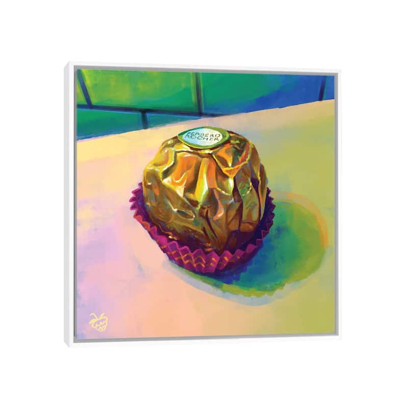 iCanvas "Ferrero Rocher" by Very Berry Framed - White - 12x12