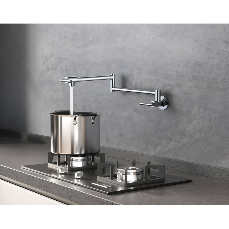 Elegant Lighting FAK-312 Gabriel 1.8 GPM Wall Mounted Single Hole Pot