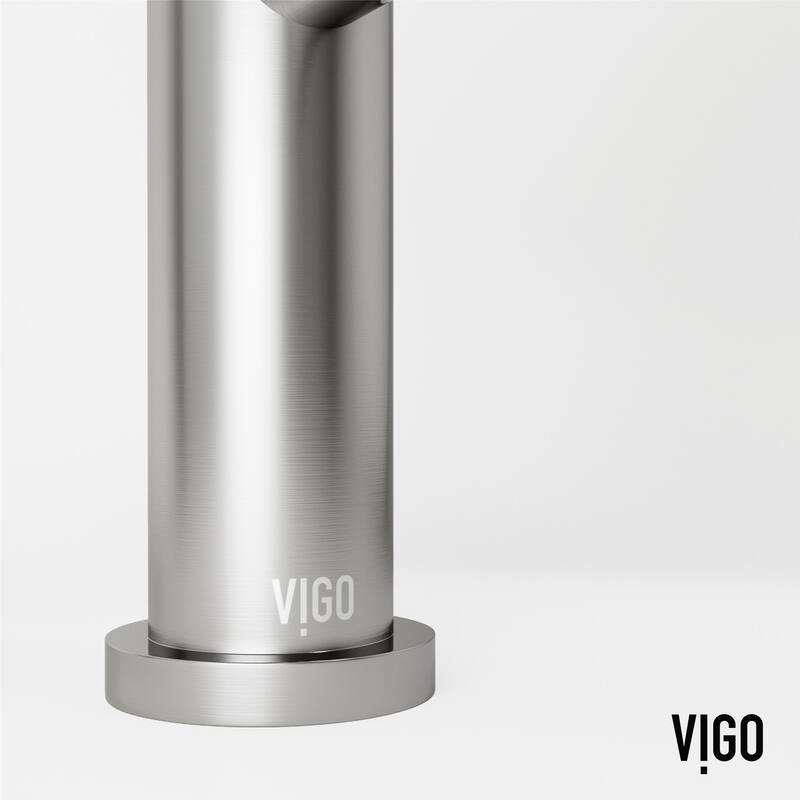 Vigo VG01055 Jewel 1.2 GPM 6" H Single Handle Single Hole Bathroom