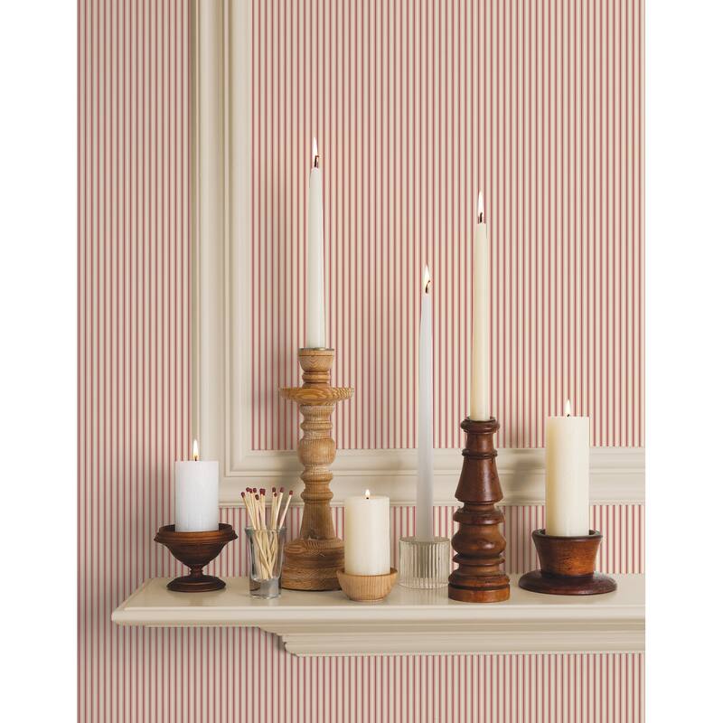 Galerie Wallcoverings Miniatures 2 Multi-Stripe Design Vinyl on Non-woven Matte Wallpaper Roll