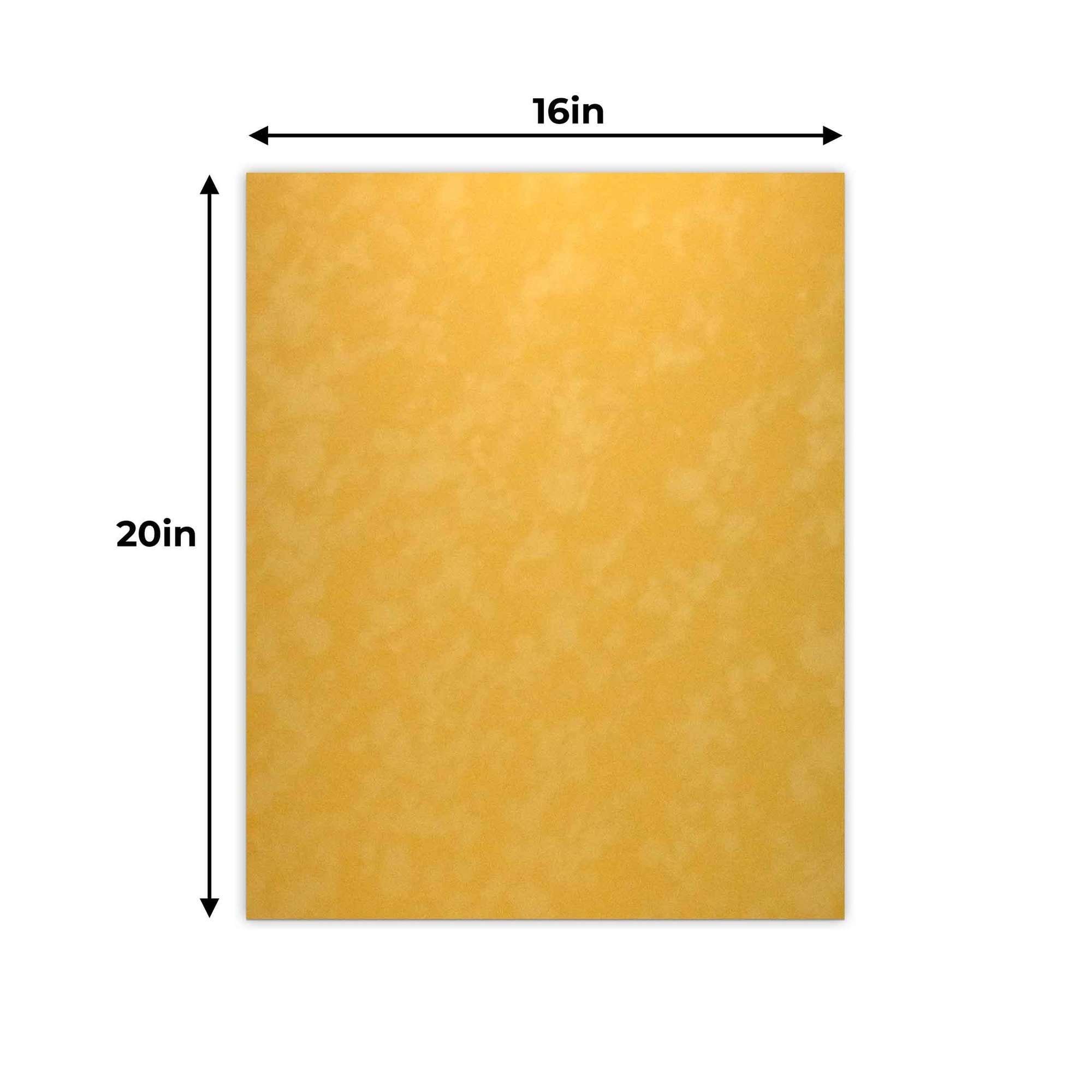 Yellow Suede Texture 5x7 Backing Board Uncut Photo Mat Board (10