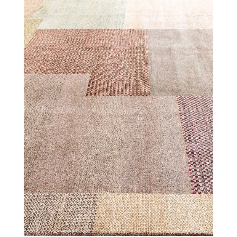 Gabbeh One-of-a-Kind Hand-Knotted Area Rug, Multicolor - 9' 1" x 12' 4"
