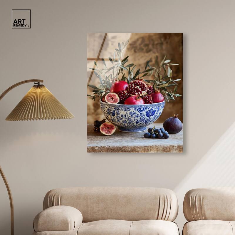 Grape Gathering Acrylic by Art Remedy, Ready to Hang