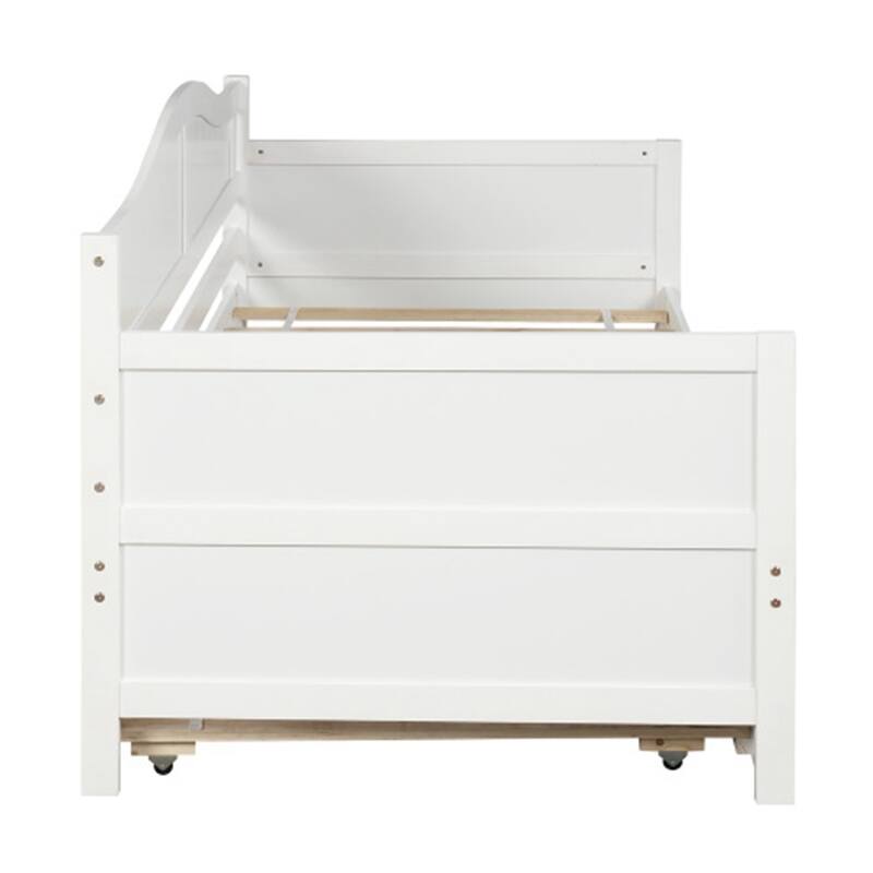 Twin Wooden Daybed with Trundle Bed