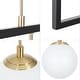 preview thumbnail 5 of 5, Modern 5-Light Rectangle LED Chandelier Glass Kitchen Island Light for Dining Room - 33.5" L x 4" W x 14" H