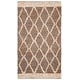preview thumbnail 43 of 93, SAFAVIEH Handmade Natural Fiber Bethia Casual Jute Trellis Rug 3' x 5' - Natural/Grey - Rectangle