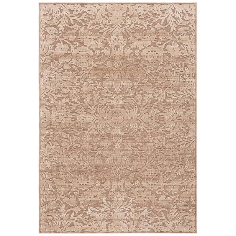 SAFAVIEH Paradise Soft Anthracite Viscose Rug - 5'3" x 7'6" - Beige/Dark Beige - Rectangle