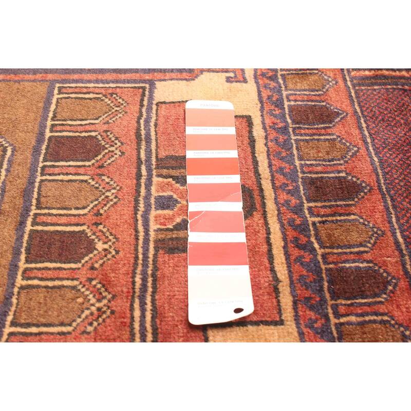 ECARPETGALLERY Hand-knotted Teimani Red Wool Rug - 2'10 x 4'0