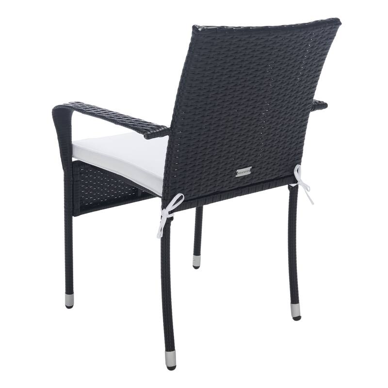 SAFAVIEH Outdoor Hanane 5-Piece Bistro Set - 32Wx32Dx34H