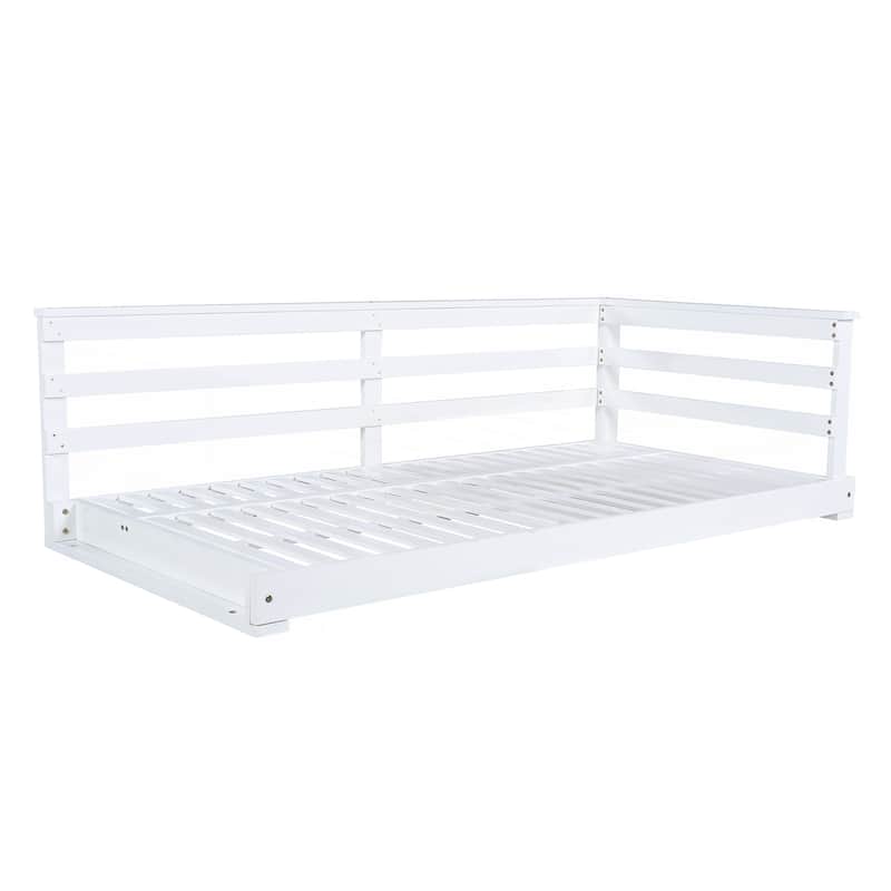 Country Patio Wooden Twin Size Swing Daybed Porch Swing Frame