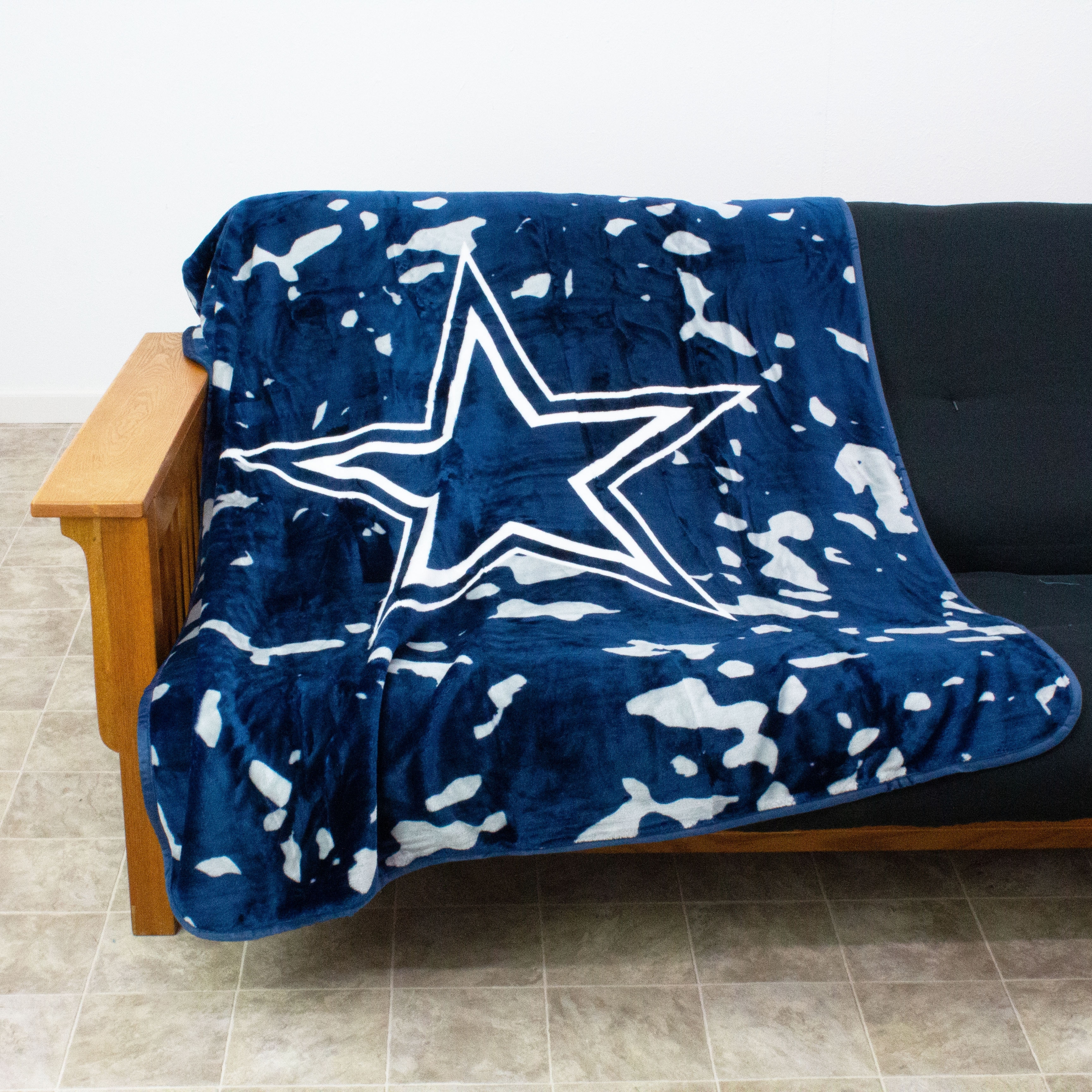 Sherpa Throw Dallas Cowboys Plush Blanket Dallas Cowboys 50 X 60