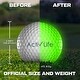 preview thumbnail 4 of 4, Activ Life LED Golf Balls (3 Green) Best Glow in the Dark Golfer Gifts for Men and Women Night Golfing Unique Novelty