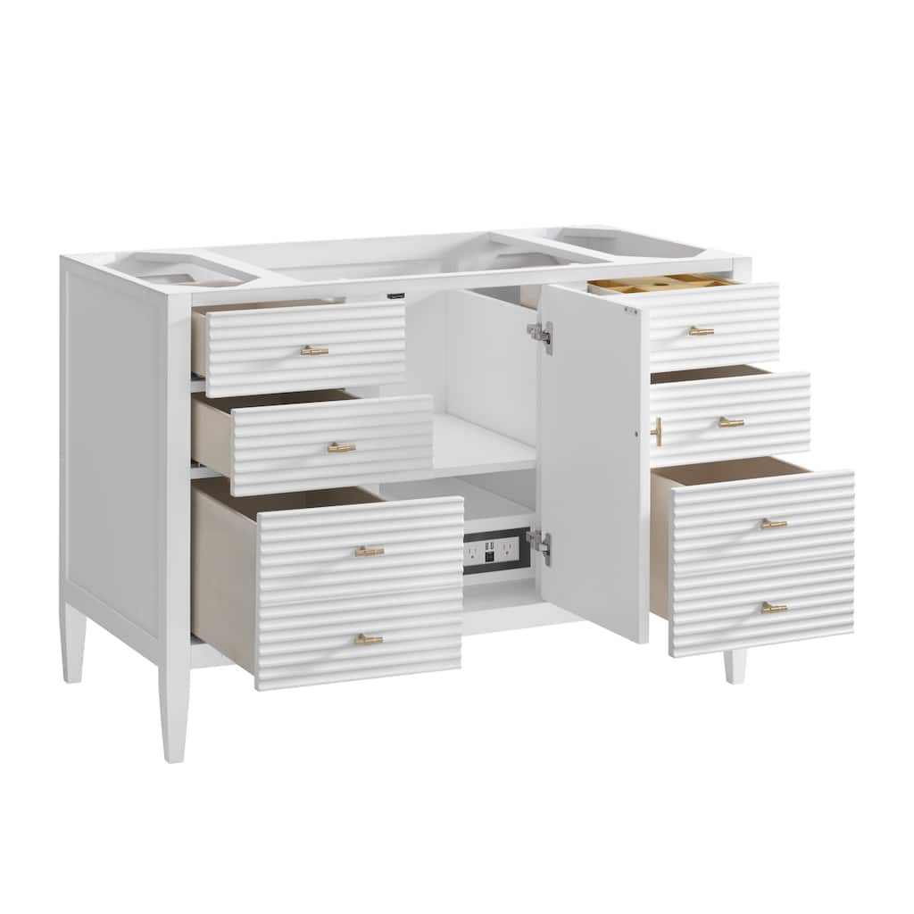 James Martin Vanities 485-V48 Myrrin 48" Single Basin Wood Vanity