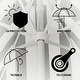 preview thumbnail 49 of 157, 9ft Tassel Patio Umbrella Auto-Tilt, Crank , by JONATHAN Y