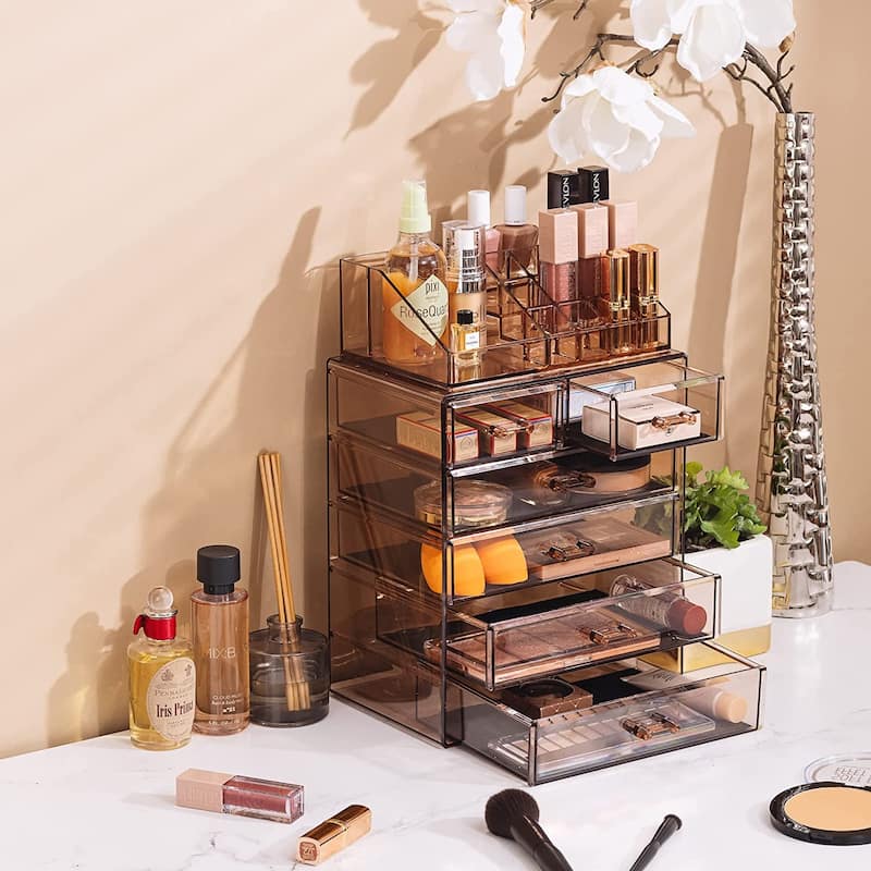 Sorbus Cosmetic Makeup and Jewelry Storage Case Display - Spacious Design - Vanity and Countertop (4 Large, 2 Small Drawers)