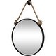 preview thumbnail 2 of 5, FirsTime & Co. Dockline Round Mirror, American Crafted, Oil Rubbed Bronze, Mirror, 22 x 2 x 33.5 in