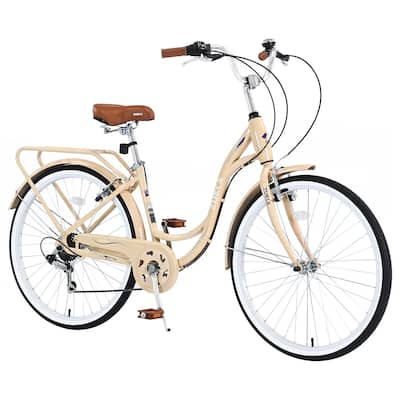 7 Speed Steel Frame Multiple Colors 24 Inch Ladies Bicycle