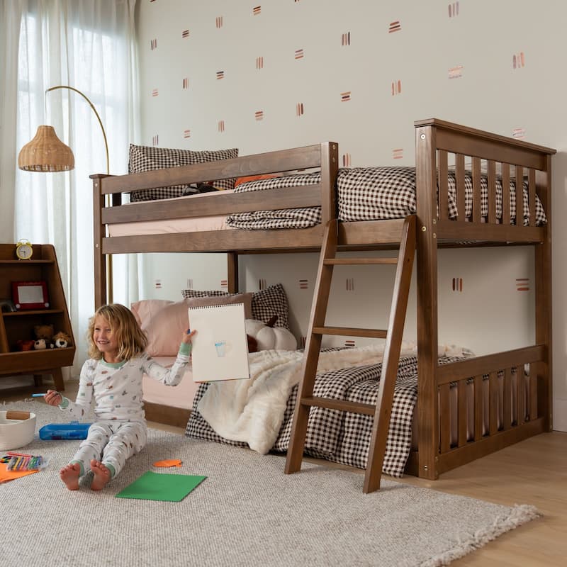 Max and Lily Twin over Twin Low Bunk Bed