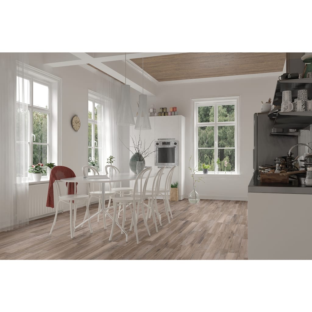 Industry Tile 6x24 Oslo Nut Wood Look Porcelain Tile