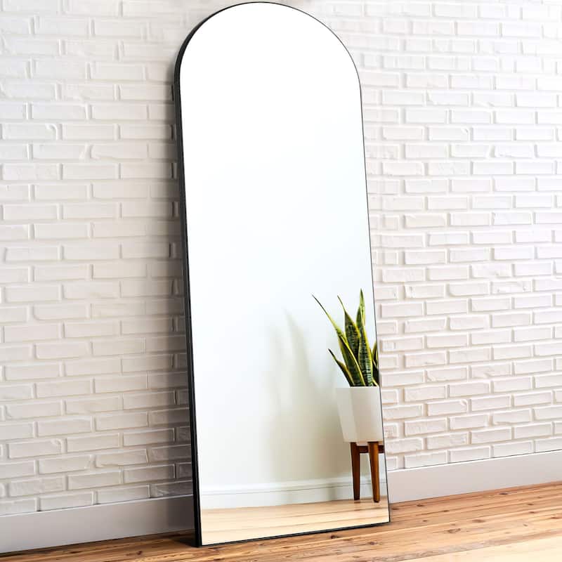 Full-length Floor Arched Mirror