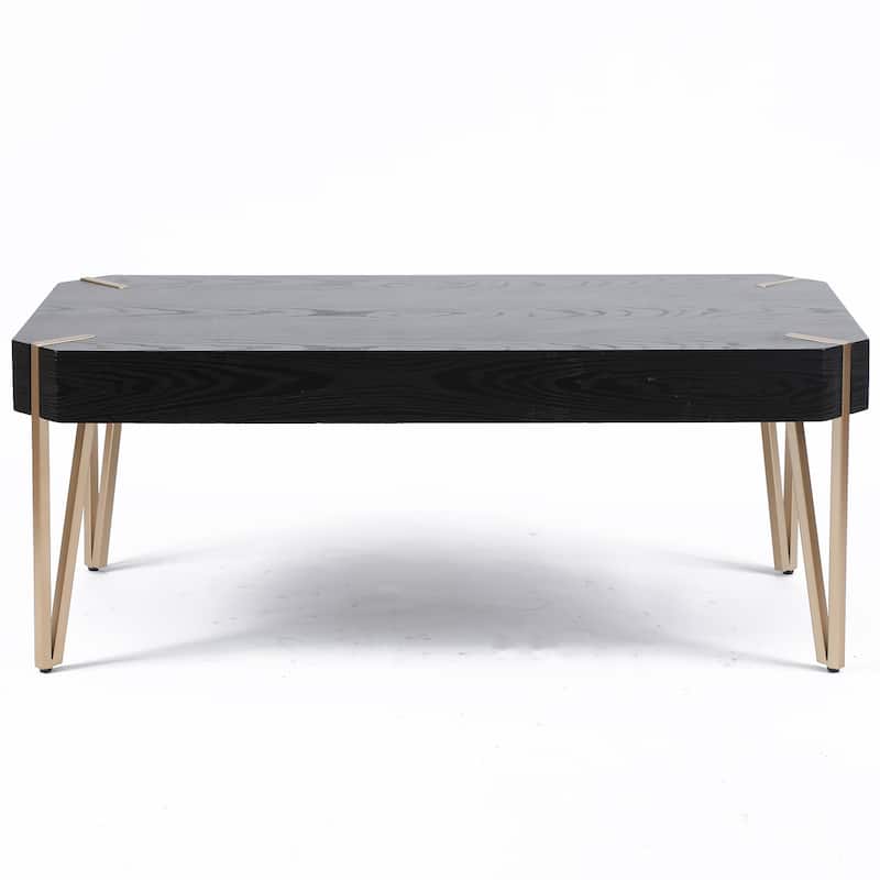 Carson Carrington Tammsberg Wood and Metal Coffee Table - 46.13" W