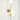 Rennnsan 3-Light Modern Brushed Gold with Glass Globes Vertical Wall Sconce for Living Room - 7.1 in. W x 10.2 in.D x 27.6 in.H