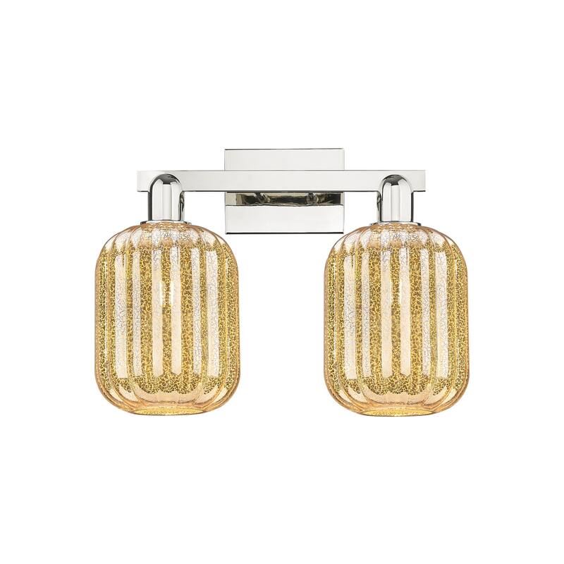 Innovations Lighting 716-2W-14-16 Preston Vanity Preston 2 Light 16" - Polished Nickel / Mercury