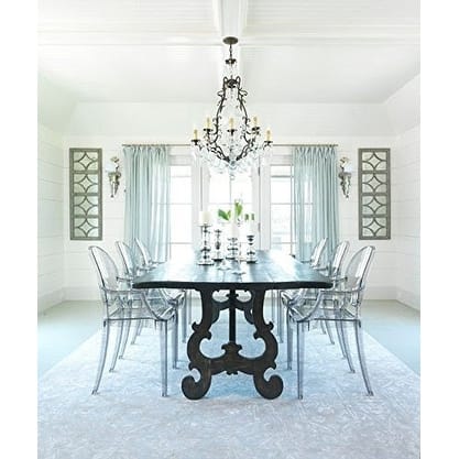 Crystal Transparent Stackable Plastic Armchair With Back Arms Accent Dining Designer Modern Work Task Desk