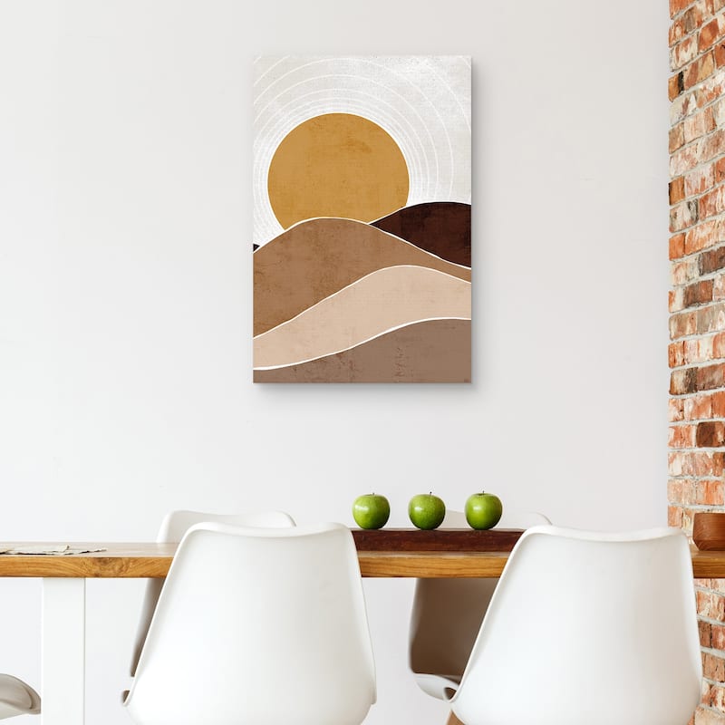 Sienna Horizons I by Belle Maison Canvas Art Print