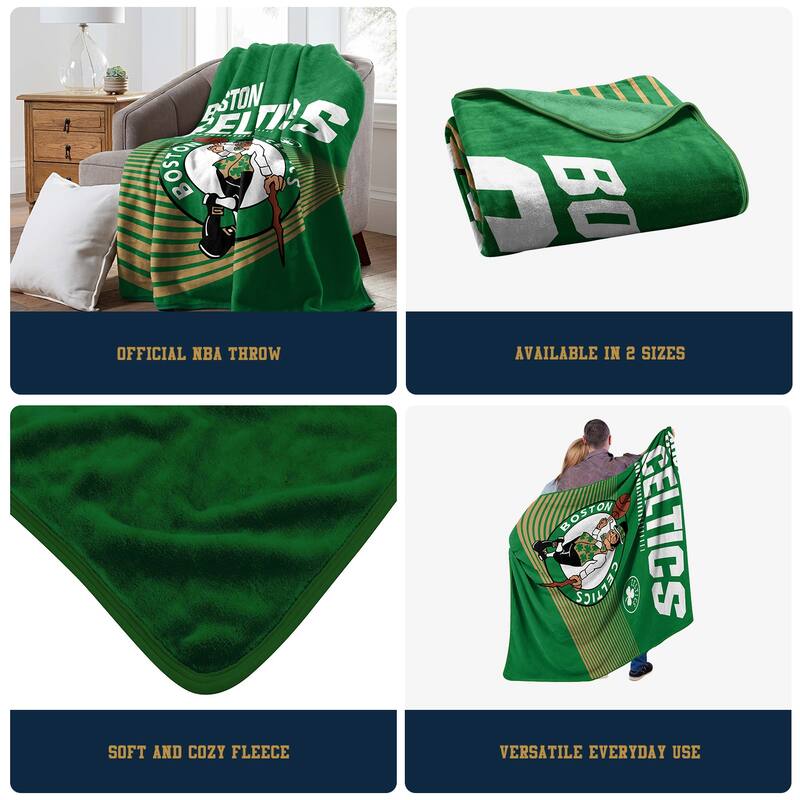 NBA Boston Celtics 60" x 80" Raschel Throw Blanket