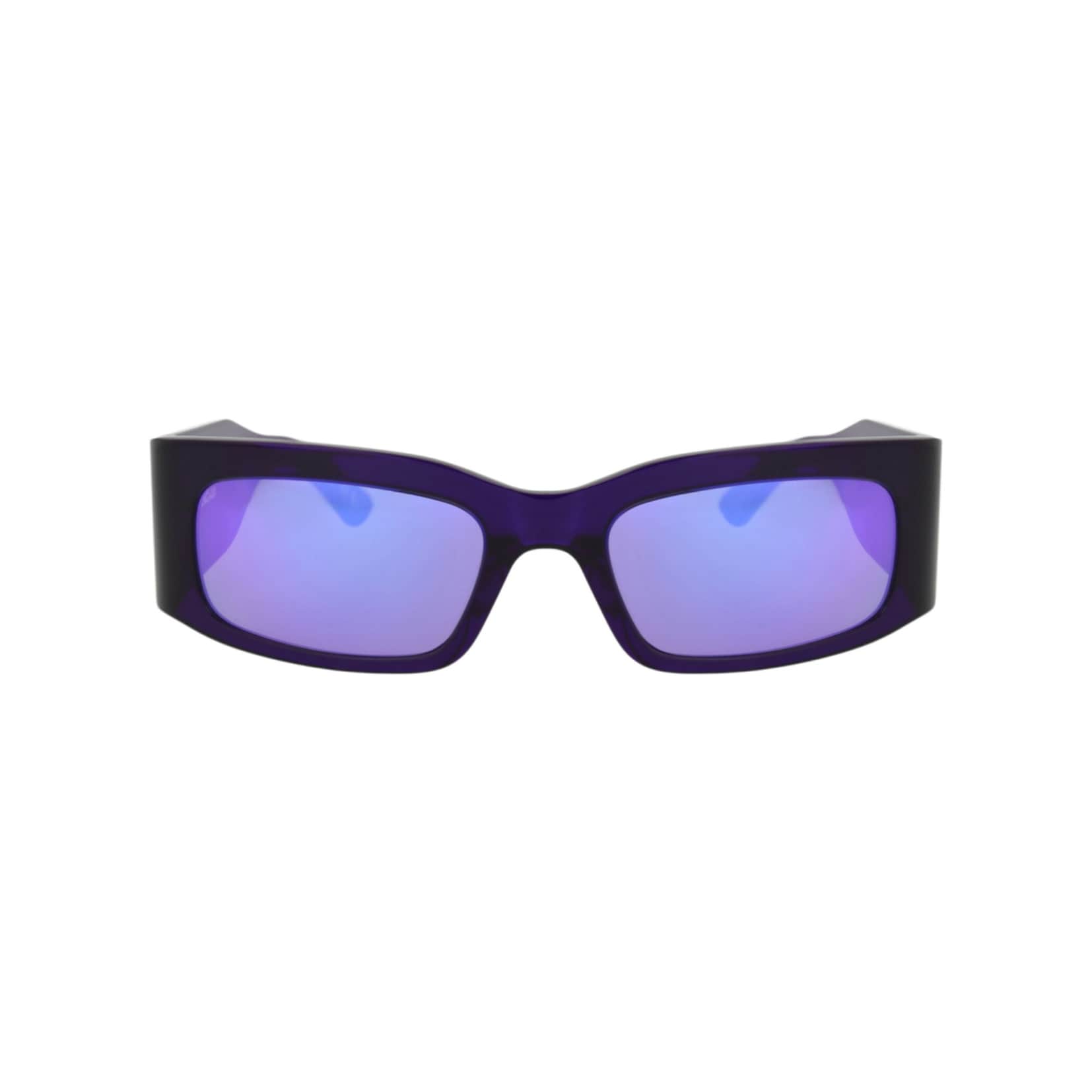 New Balenciaga Womens Square/Rectangle Ruthenium Ruthenium Violet Fashion Design Balenciaga Womens Square/Rectangle Havana Havana Transparent  main image 3