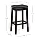 preview thumbnail 12 of 19, Linon Willamette Backless Barstool with Faux Leather Seat (Set of 2)