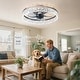 preview thumbnail 54 of 59, Low Profile Ceiling Fan with Light: 20-16 Inch, App Remote Control, Dimmable 3 CCT LED, 6 Wind Speeds, Ultra Quiet