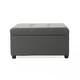 preview thumbnail 48 of 51, Carlsbad Tufted Square Storage Ottoman by Christopher Knight Home