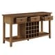 preview thumbnail 27 of 39, Eleanor Two-Tone Wood Wine Rack Buffet Server by iNSPIRE Q Classic