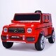 preview thumbnail 15 of 27, 12V Ride-On Car with Front and Rear Swing, Remote Control, and Music Red