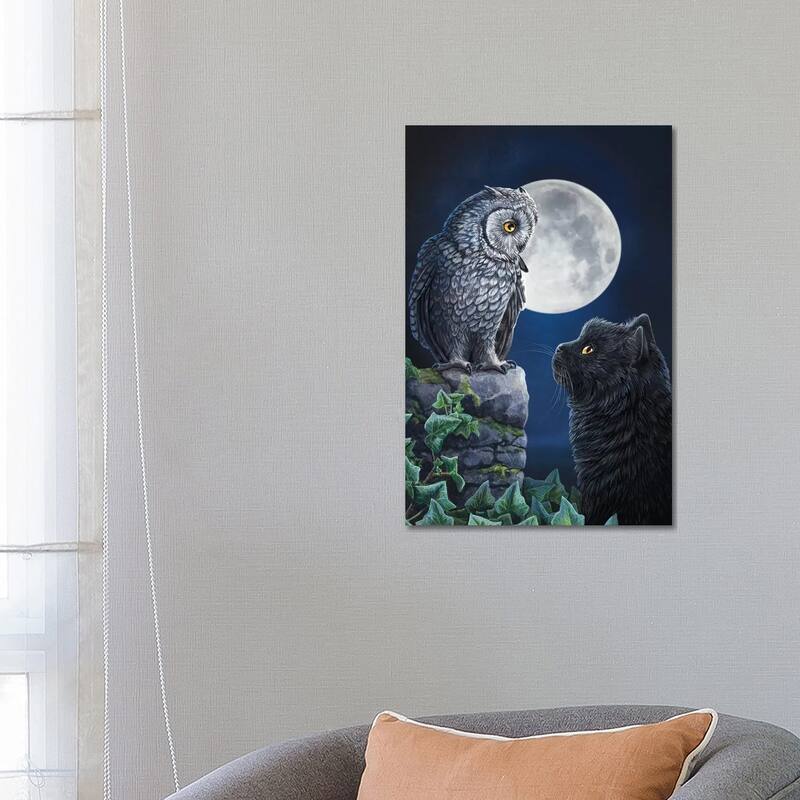 iCanvas "Purrfect Wisdom" by Lisa Parker Canvas Print - 26x18x1.5