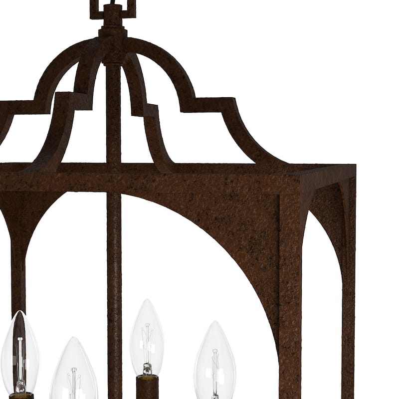 Hunter 15" Highland Hill 4-Light Pendant - Kitchen Island, Dining Room, Entry - Farmhouse, Rustic