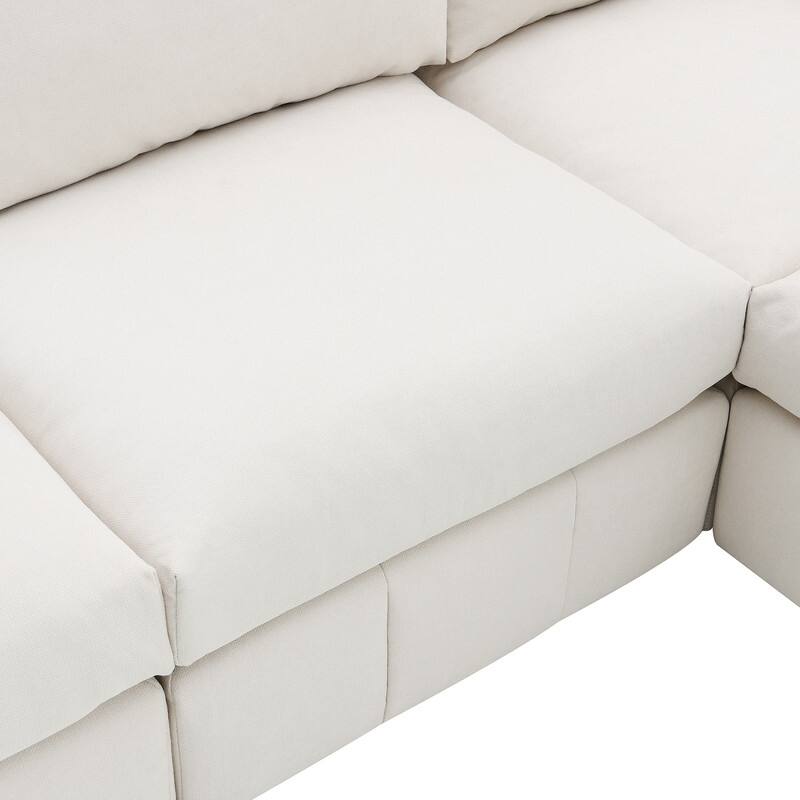 93 "modern sectional sofa, vertical stripes, 5 seat armless sofa