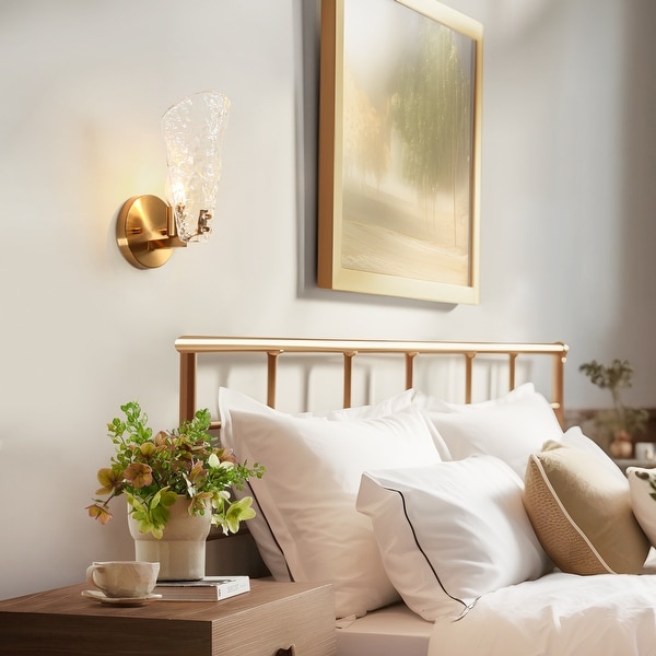 Brass bedroom sconces sale