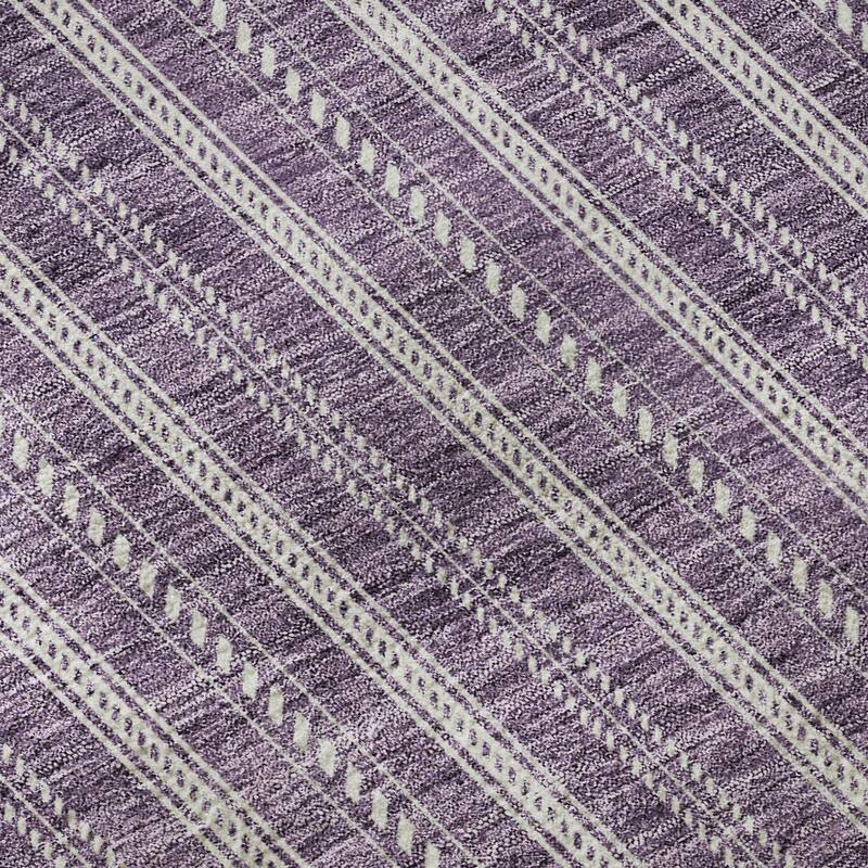 Premium Washable Super Soft Stripe Mayfield Rug